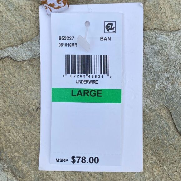 NWT New Becca Color Code Yellow Vanessa Twist Underwire Bra Swim Top L Beach - Picture 10 of 12